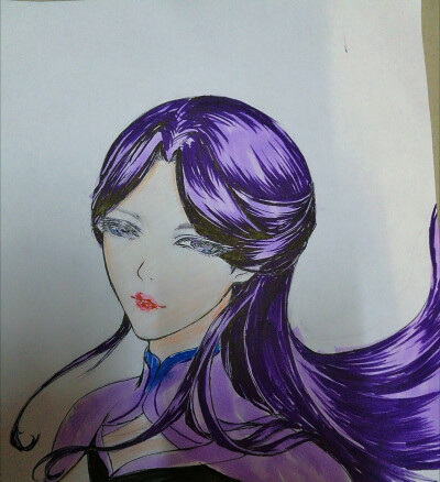 王者手绘 紫霞仙子图片