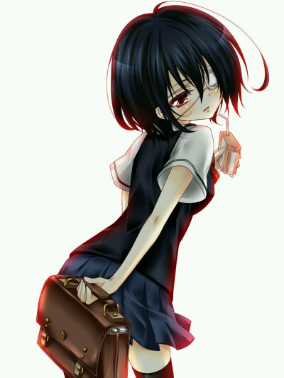 推理小说及后续改编动漫作品《another》(《替身》)中的女主角之一,原