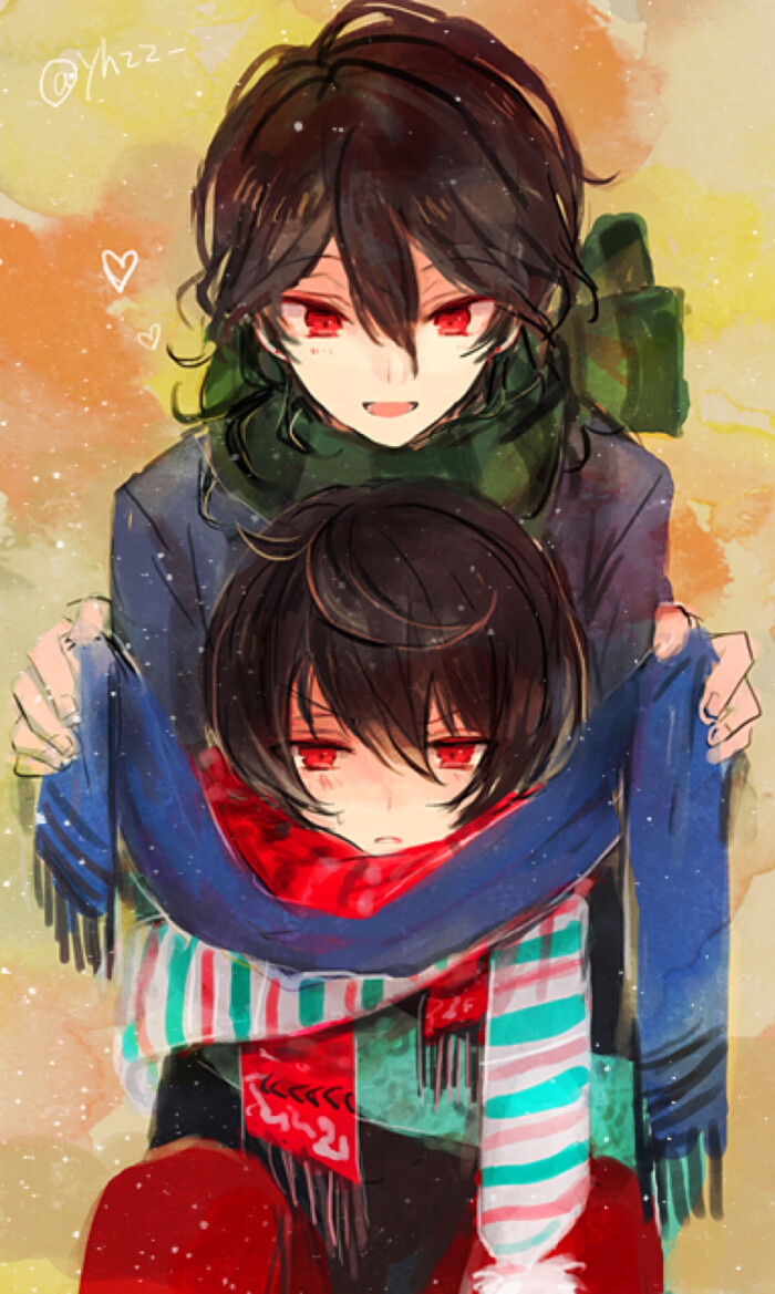 【侵删】朔间凛月 朔间零 偶像梦幻祭 吸血鬼 兄弟 少年 p站 id=