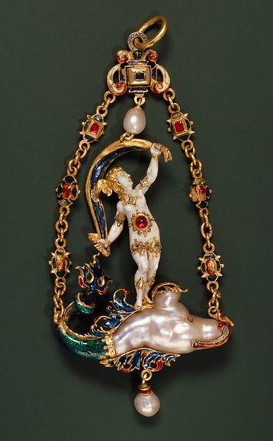 巴洛克珠宝,指的是具有巴洛克艺风格的珠宝首饰,风靡与17世纪的欧洲