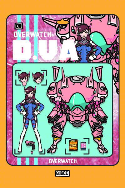 守望先锋 贴纸 dva