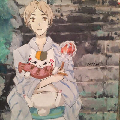 手绘猫咪老师 夏目