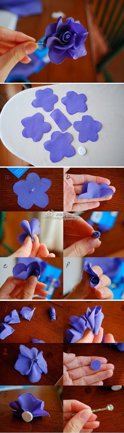 简单的手捧花制作方法图片