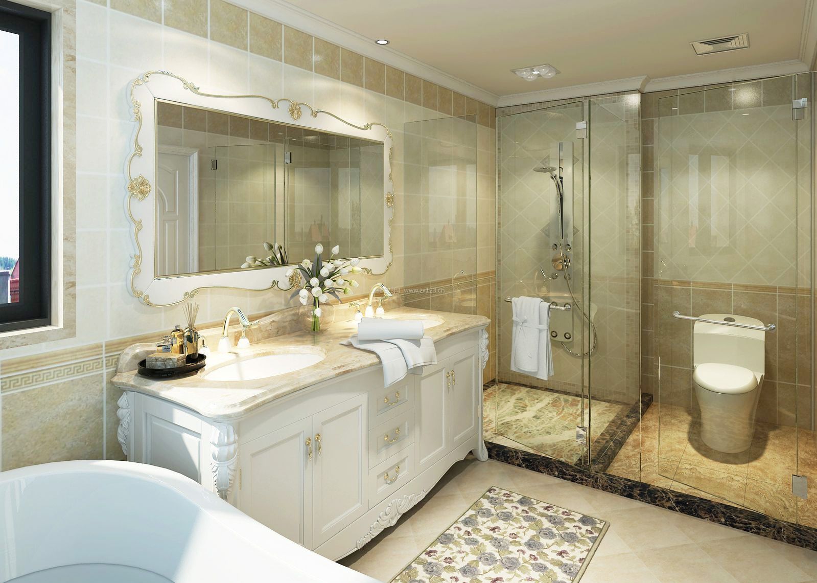 欧式洗手间设计图片大全