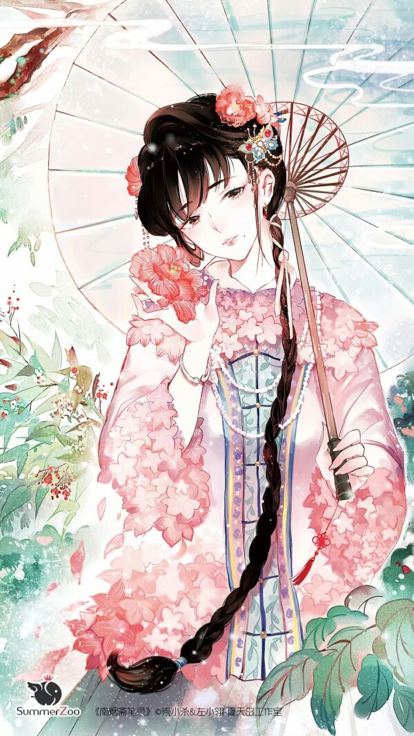 古风漫画 女生头像 插画壁纸 美人儿