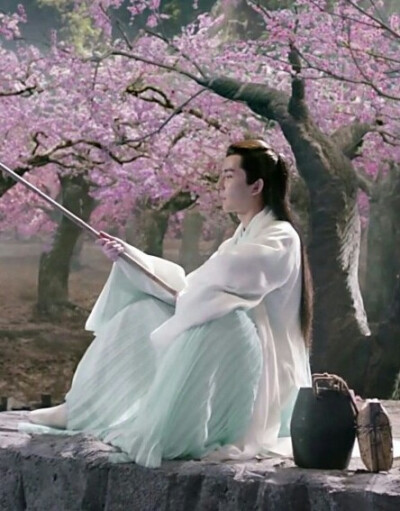 三生三世十里桃花手绘白真