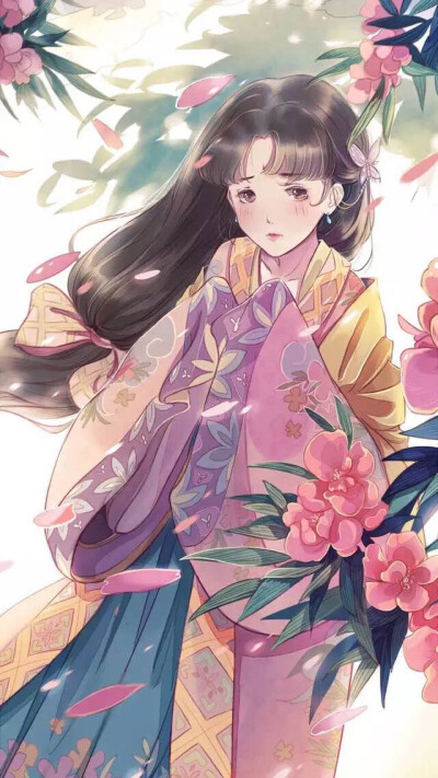 唯美古风宫廷图