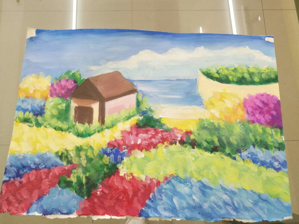 水粉画