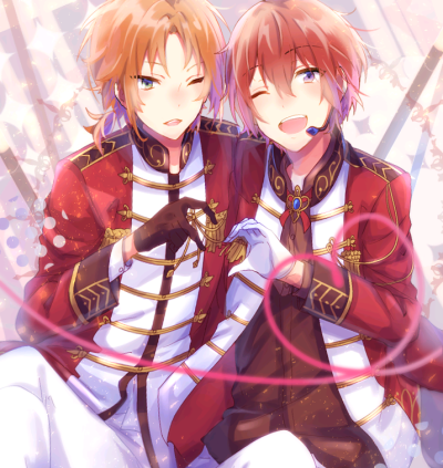 沐湷搬运偶像梦幻祭 朱樱司 月永雷欧 leo司 腐向 少年 可爱 头像