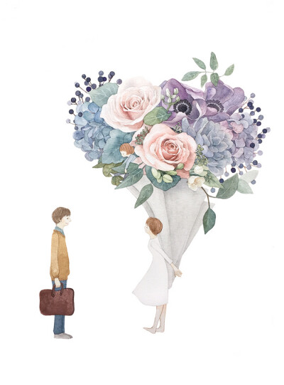 感谢的日子 ~ 插画师rosa作品