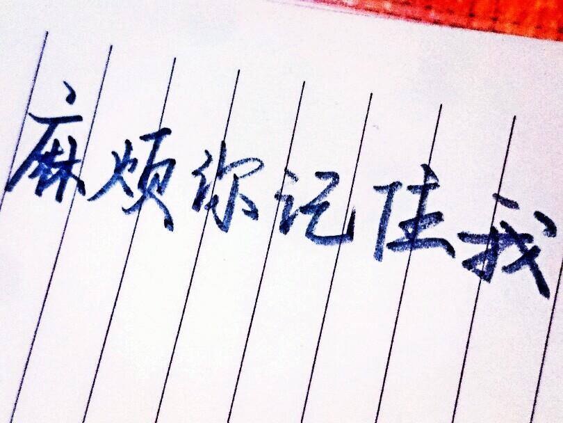 麻烦你,记住我!