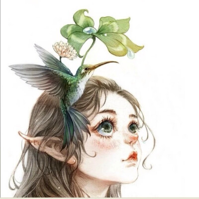 二次元 唯美 可爱 精灵 古风 头像 朕御用的头像—在下柠檬三三