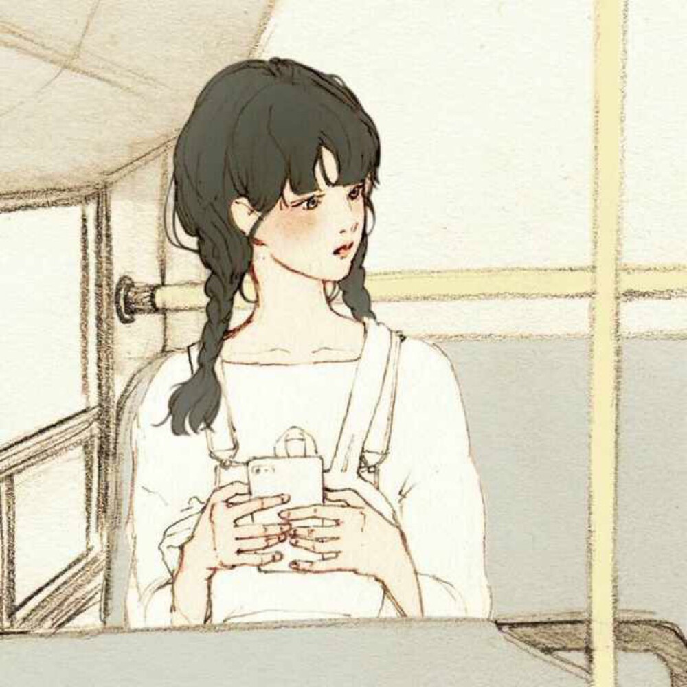速写风女头像韩国slagoon插画系列 组图
