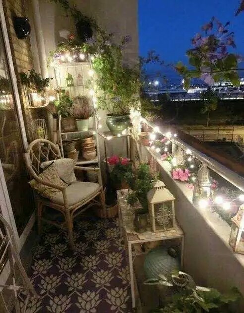 想要一个bling bling的小天台