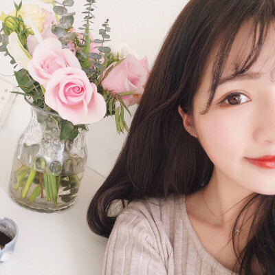 韩系女生真人头像