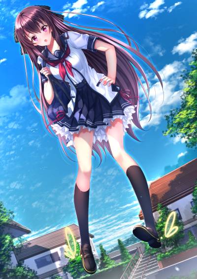 二次元 少女 校服 校园风 p站