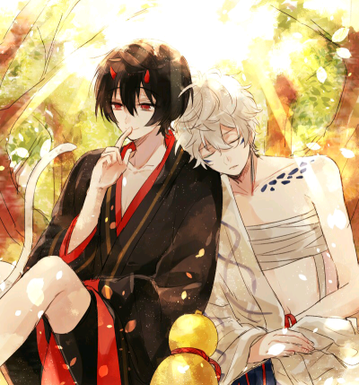 偶像梦幻祭 朔间凛月 濑名泉 腐向 男子 少年 青年 可爱 萌 帅气 兽耳