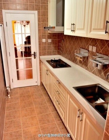 长条小厨房装修效果图图片