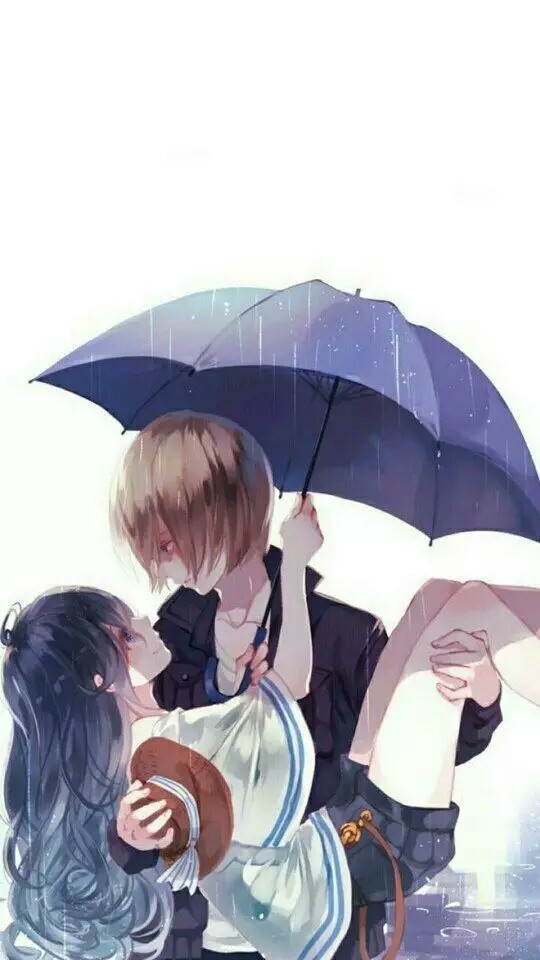 在下雨天遇见这样的你 为你遮风挡雨
