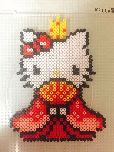 小舞家pbead拼豆kitty猫系列