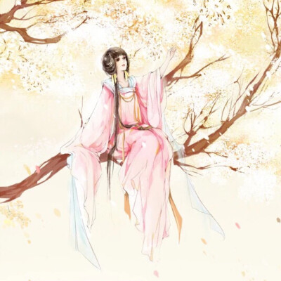 手绘 古风 情侣 头像 图片 素材