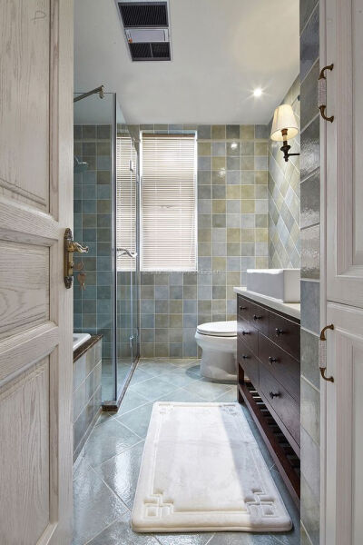 浴室瓷砖搭配效果图图片