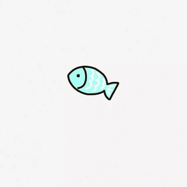 小鱼头像情侣图片