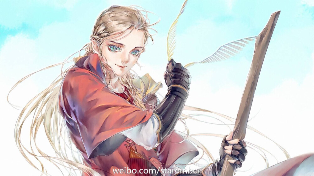 微博画师 starember 作品【侵删致歉】 莱戈拉斯·绿叶 -- 向阳