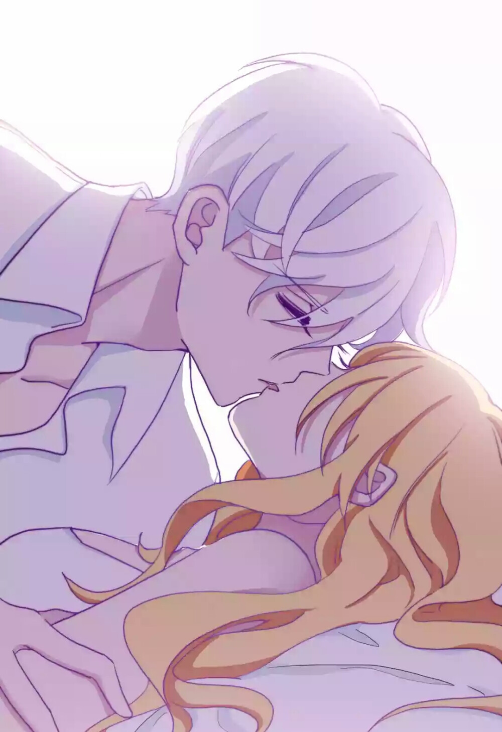 快看漫画自截雪男动漫胡桃壁纸kiss白底