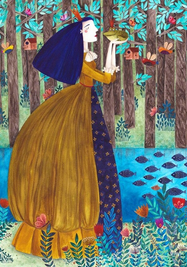 水彩插画 来自罗马尼亚插画师kürti andrea的作品