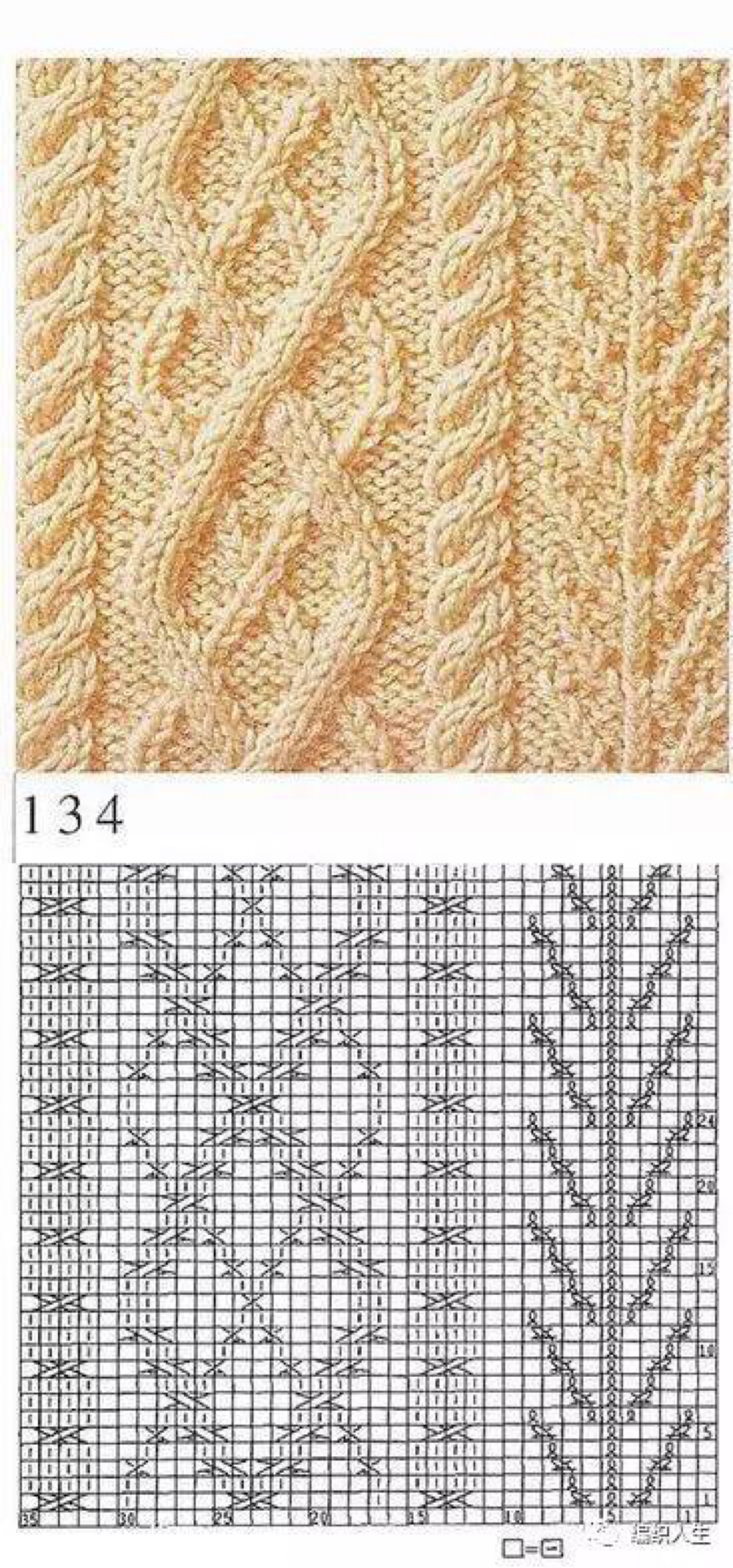 43种棒针编织花样图片