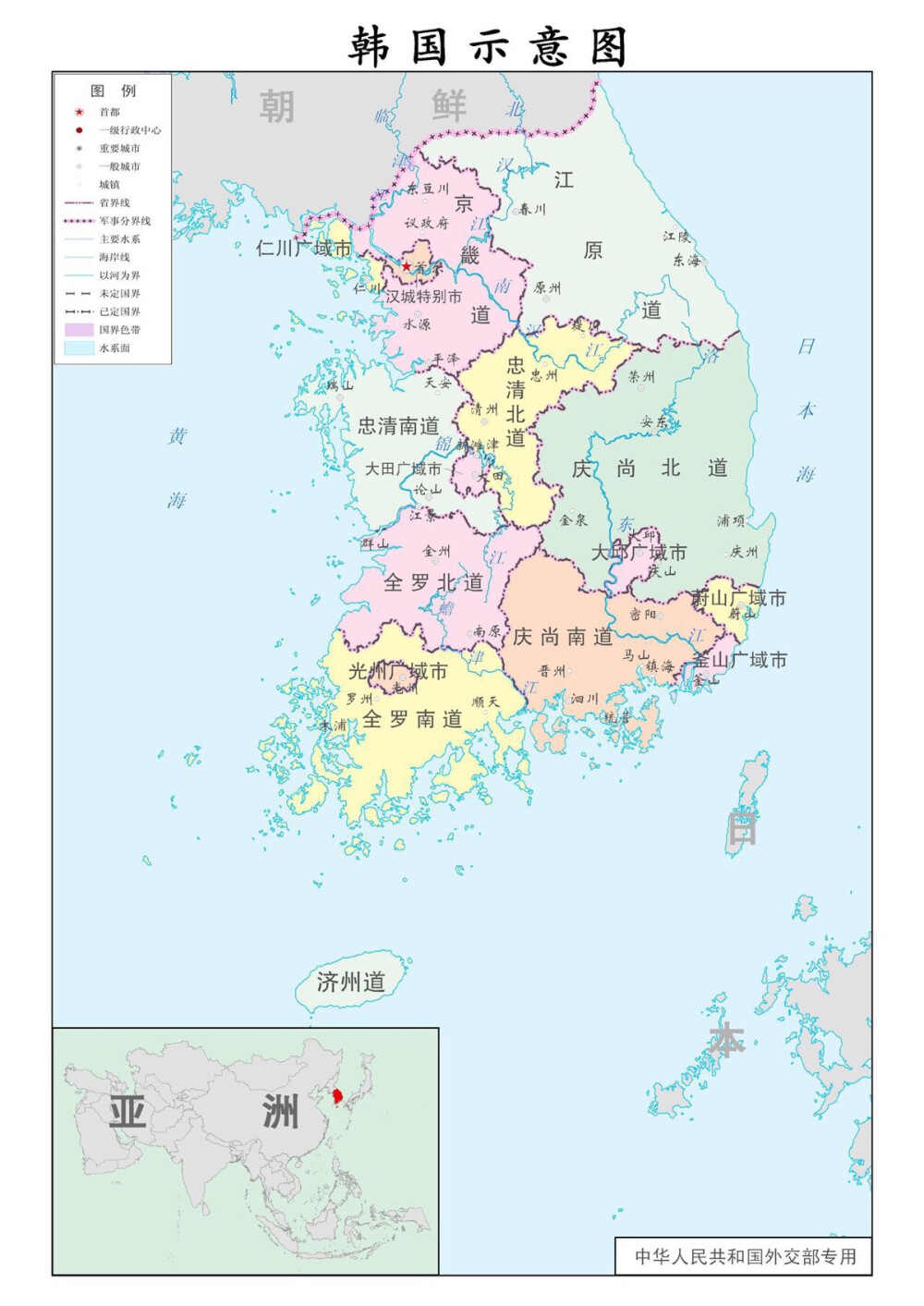 韩国实景地图图片
