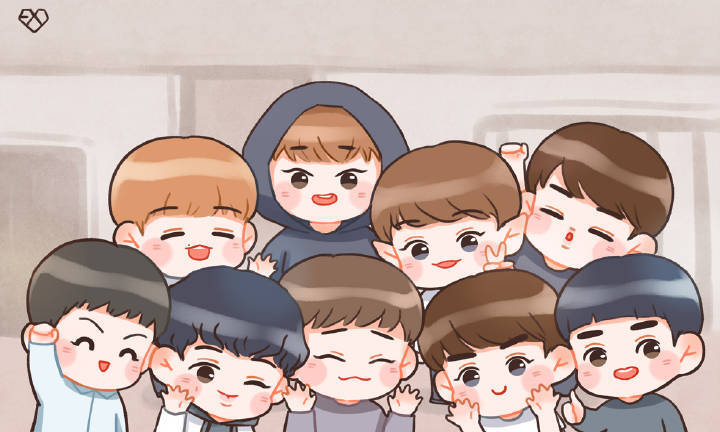 exo 漫画 壁纸 头像