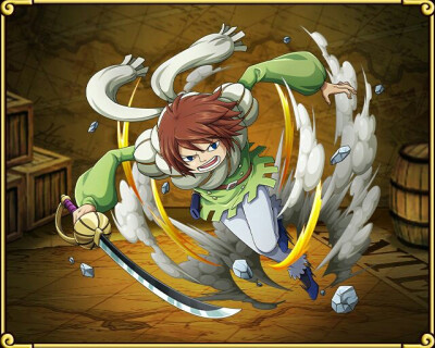 哈尔塔白胡子海贼团12番队队长.