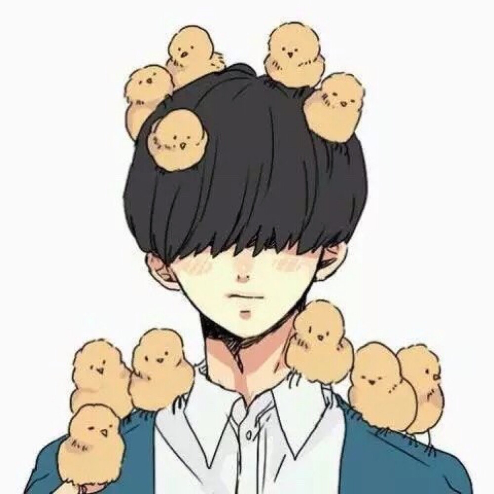 萌萌的小鸡--动漫男头 - 堆糖,美图壁纸兴趣社区