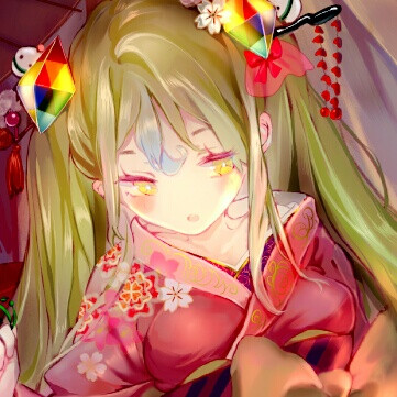 [kili]二次漫头 动漫 卡通 女头 自截 调色 少女 和服 双马尾 媚