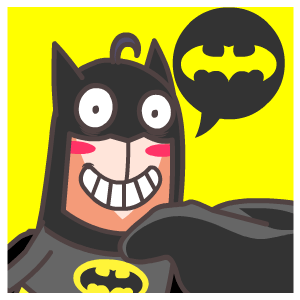 蝙蝠侠动画表情包图片