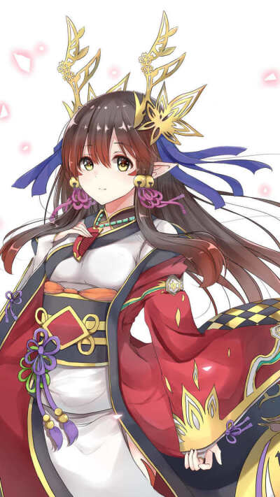 古风少女线描