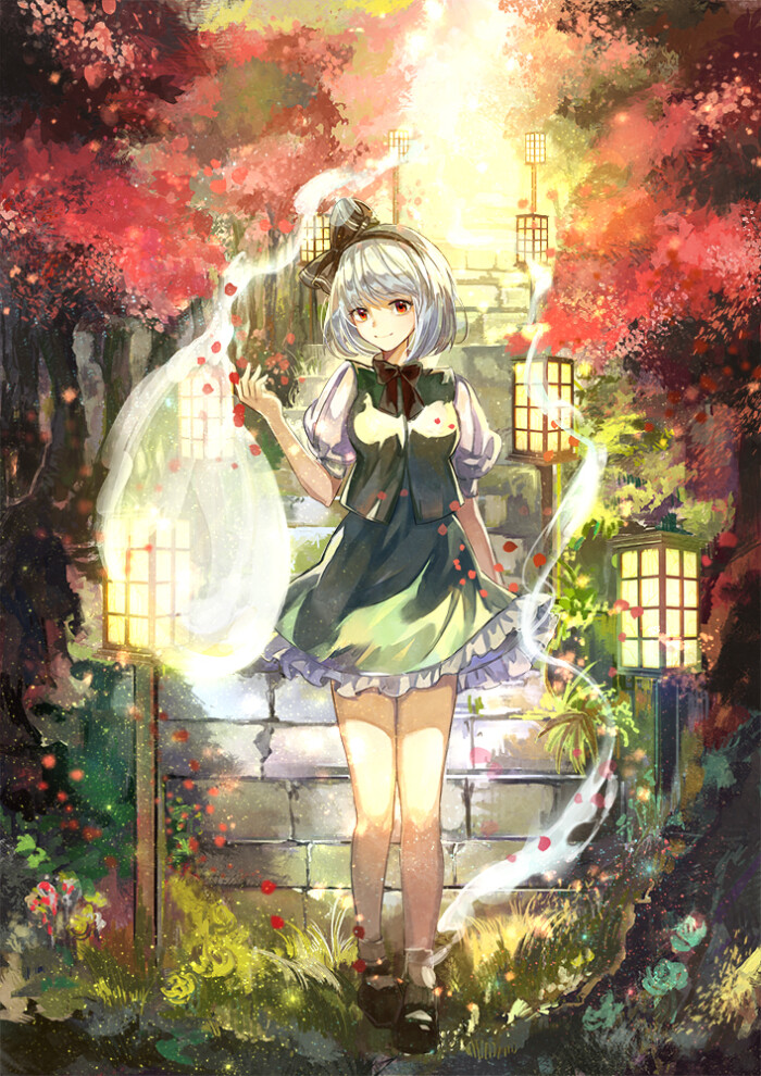 东方project 魂魄妖梦 绘师:vima 本作品pixiv id=62498301