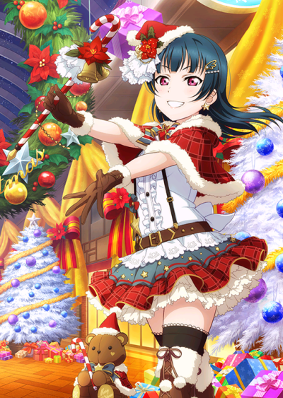 lovelivesunshine 水团 圣诞ssr觉醒 去框单卡 高清原图 来自-aaron