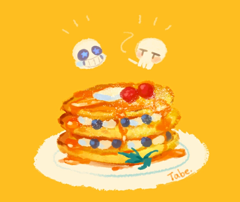 undertaleau——underswap(蓝莓&蜂蜜)(蓝莓蜂蜜煎饼)