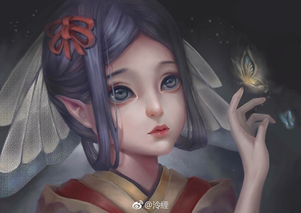 阴阳师蝴蝶精壁纸图片