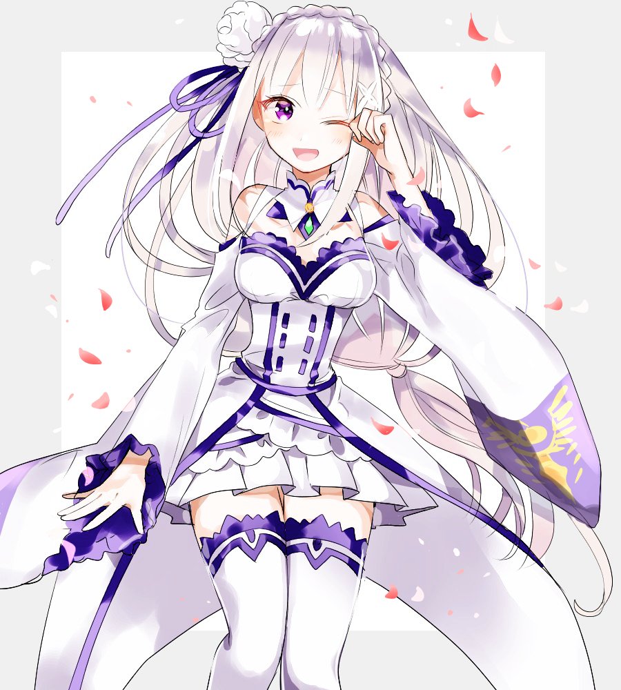 二次元原创/同人画/插画/手绘/女生头像/壁纸/锁屏/背景/美少女/银发