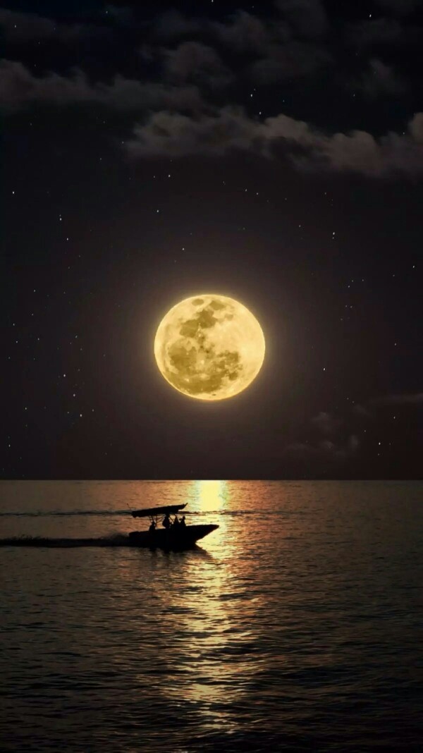 唯美星空 127 不论我在哪里, 你都是照耀在我心里的一轮明月.