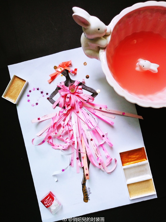 转需! @穿针引线官方微博 @左衽中国 @服装设计时装画手稿