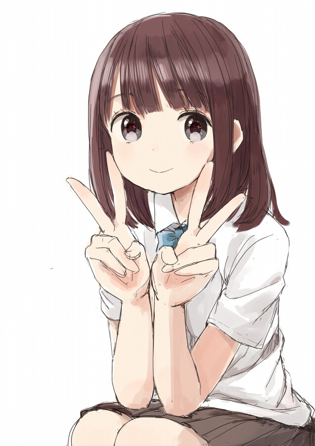 二次元 少女 校服 校园风 p站