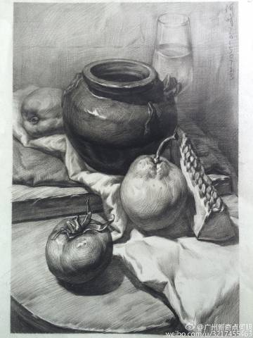 临摹素描静物