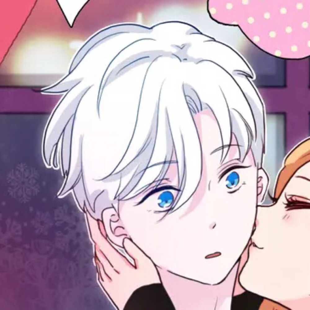 情侣头像 动漫#雪男