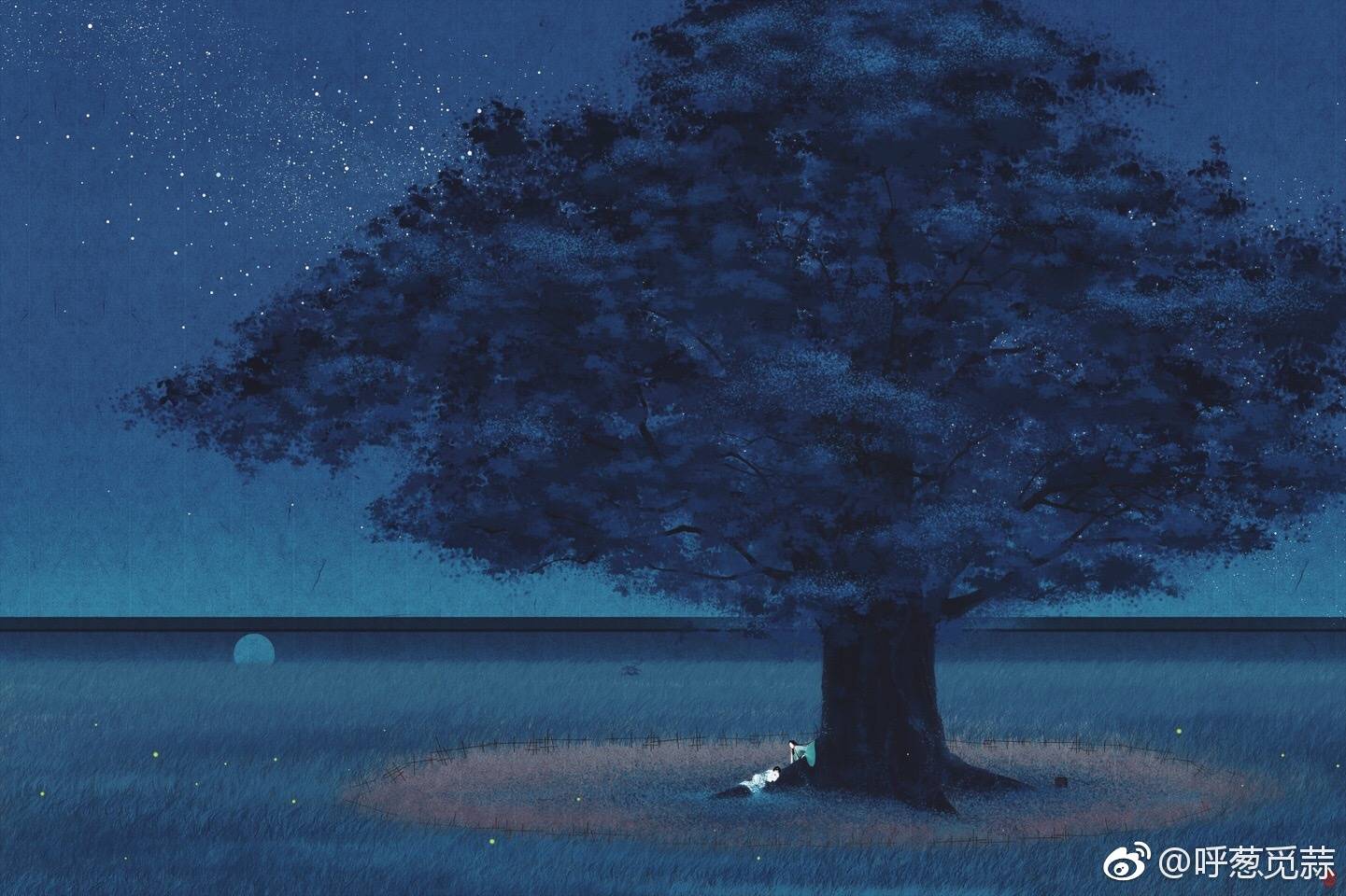 无脸古装群像#画师:呼葱觅蒜# 今夜渺星河… - 堆糖,美图壁纸兴趣