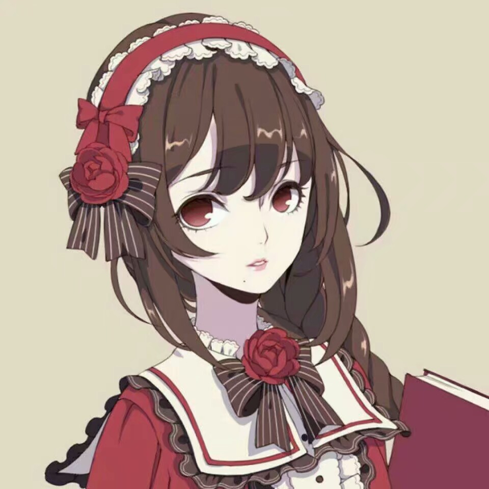 二次动漫闺密头像 乐正绫